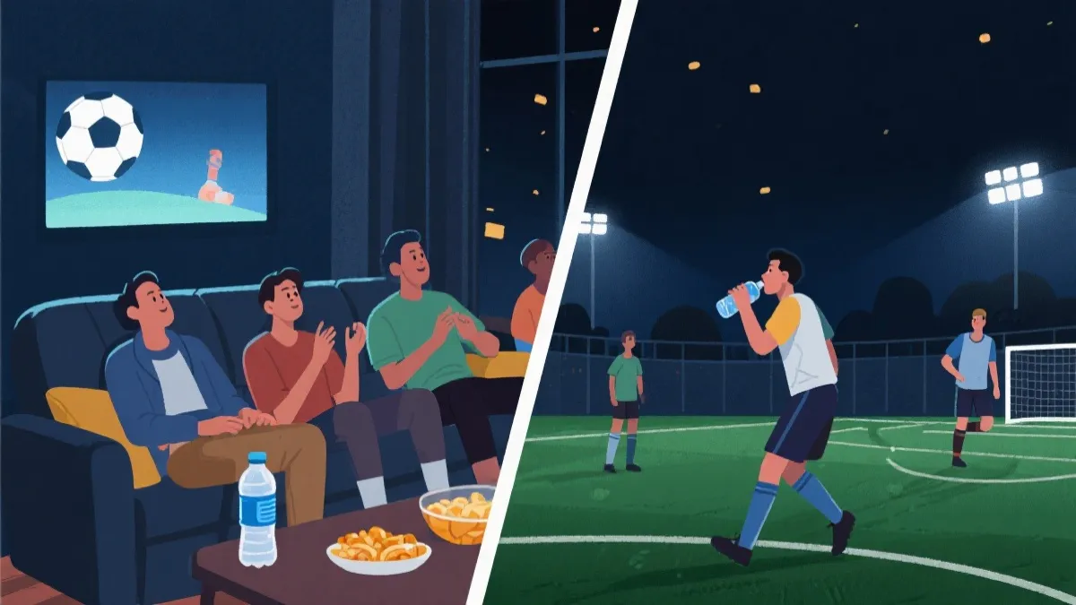 2026世界杯比赛日饮水攻略：熬夜看球不“干”、周末踢球不“崩”的体液平衡计划